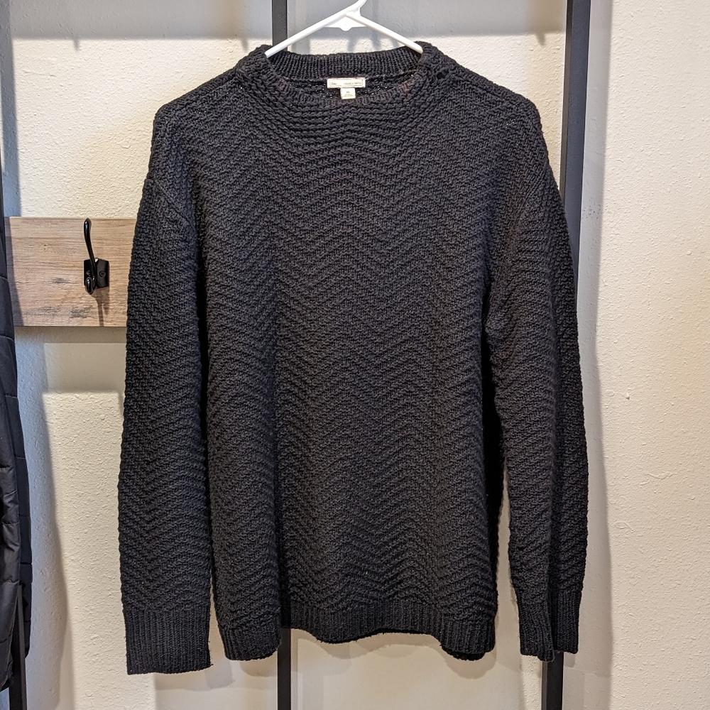 Gap Black Cotton Wool Blend Sweater Size XS
